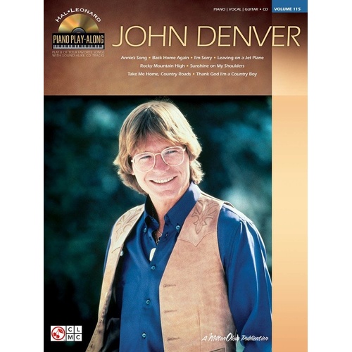 John Denver Piano Play-Along Book with CD V115