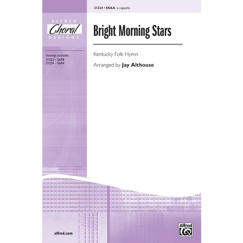 Bright Morning Stars SSAA Choral Sheet Music