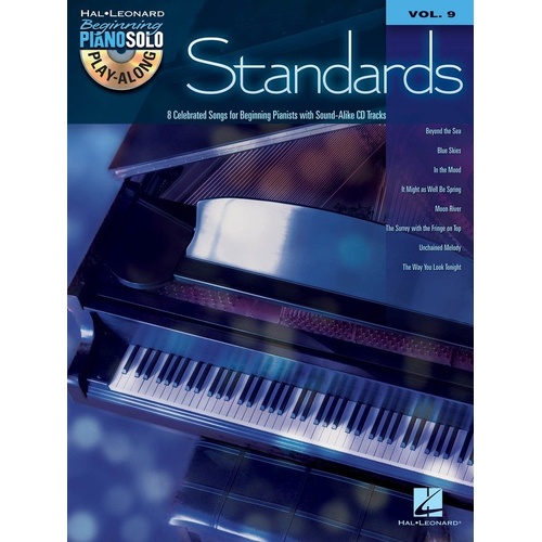 Standards Beginning Piano Play-Along V9 with CD