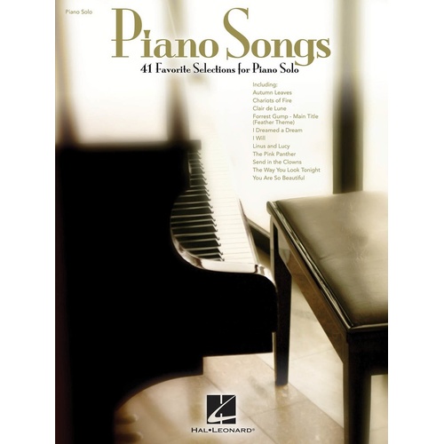 Piano Songs (Softcover Book)