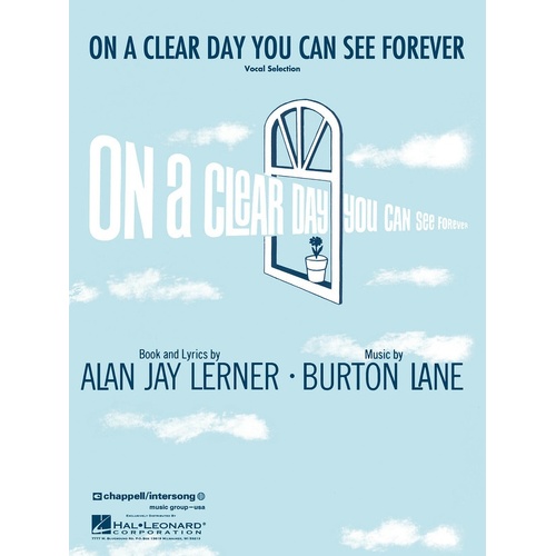 On A Clear Day You Can See Forever Vocal Sel PVG (Softcover Book)