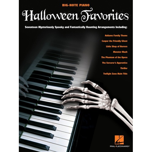 Halloween Favorites Big Note Piano (Softcover Book)