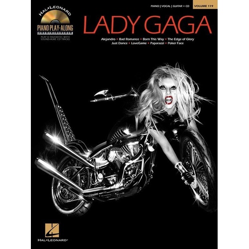 Lady Gaga Piano Play-Along Book with CD V119