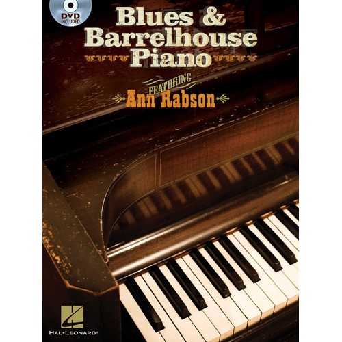 Blues and Barrelhouse Piano Book/DVD (Softcover Book/DVD)
