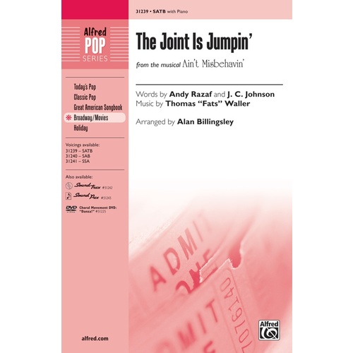 Joint Is Jumpin SATB From The Musical Ain't Mi