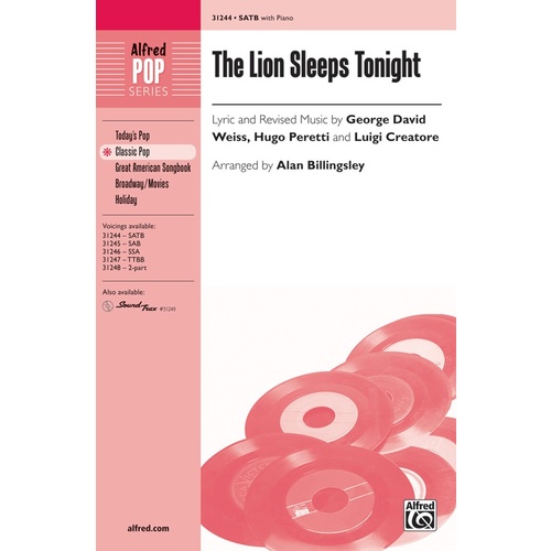 Lion Sleeps Tonight SATB