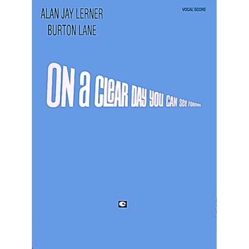 On A Clear Day You Can See Forever Vocal Sc (Softcover Book)