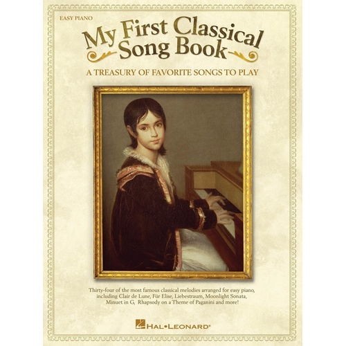 My First Classical Songbook Easy Piano (Softcover Book)