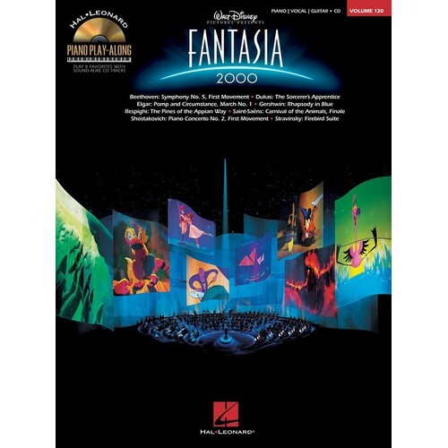 FANTASIA 2000 PIANO PLAY ALONG Book/CD V120