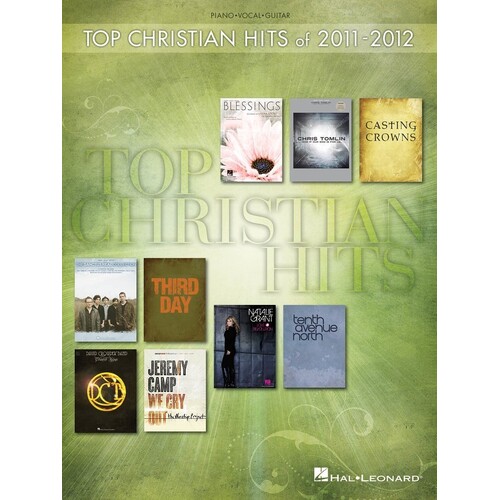 Top Christian Hits Of 2011 - 2012 PVG (Softcover Book)