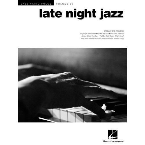 Late Night Jazz Piano Solos V27 JPS