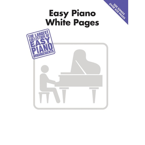 Easy Piano White Pages (Softcover Book)