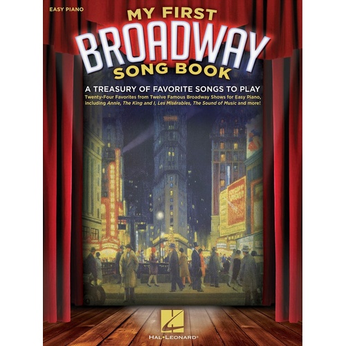 My First Broadway Songbook Easy Piano (Softcover Book)