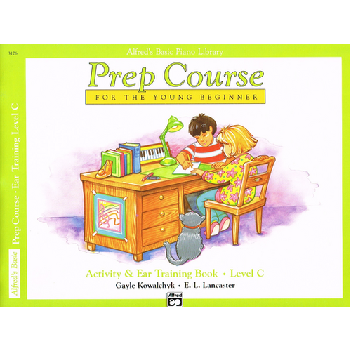 Alfred's Basic Piano Prep Course Activity & Ear Training Book Level C