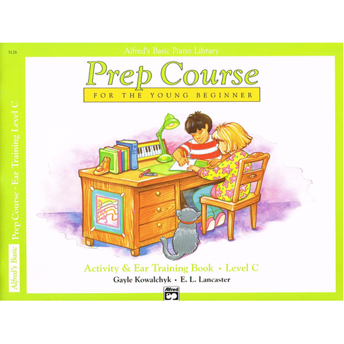 Alfred's Basic Piano Prep Course Activity & Ear Training Book Level C