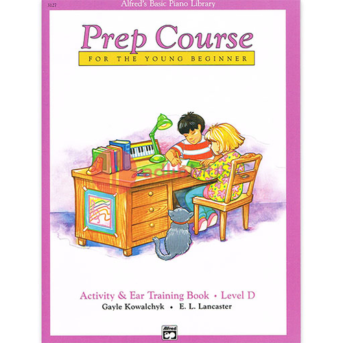 Alfred's Basic Piano Prep Course Activity & Ear Training Book Level D