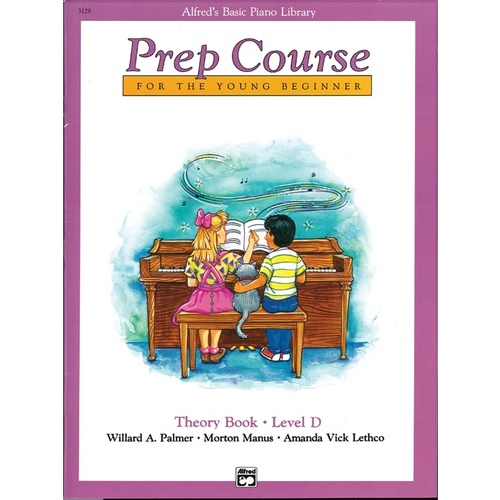 Alfred's Basic Piano Library (ABPL) Prep Course Theory Book D