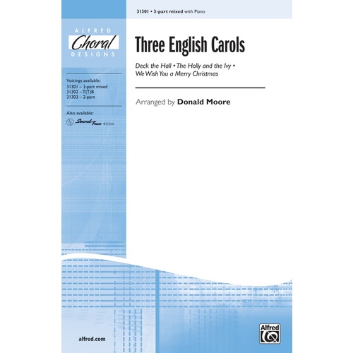 Three English Carols for 3 Part Mixed Choir (SAB)