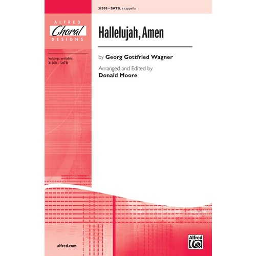 Hallelujah Amen SATB Choral Sheet Music