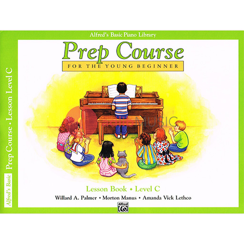 Alfred's Basic Piano Prep Course Lesson Level C by Palmer, Willard, Manus, Morton, Lethco, Amanda Vick