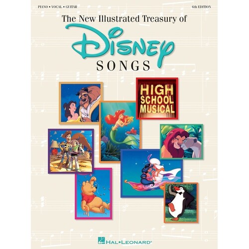 DISNEY ILLUSTRATED TREASURY OF SONGS PVG 6th ED