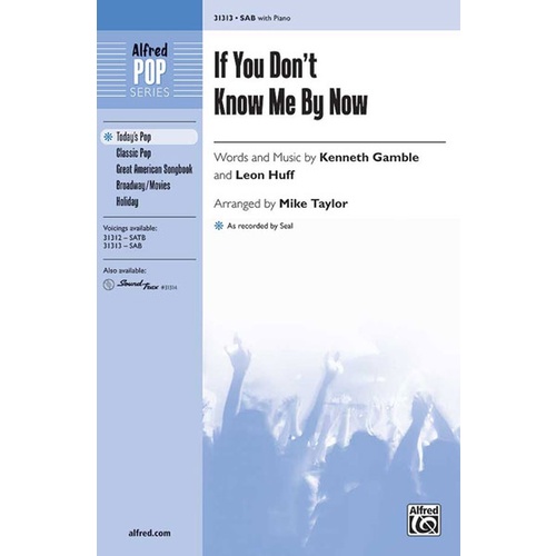 If You Don't Know Me By Now SAB