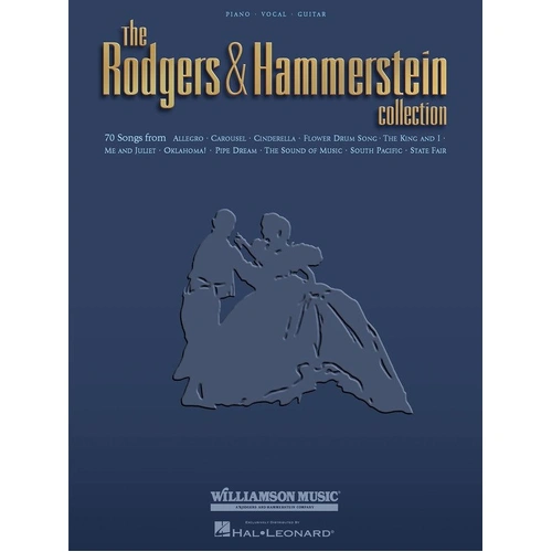 Rodgers and Hammerstein Collection PVG Songbook for Piano, Vocal and Guitar - 70 Songs from 11 Blockbuster Shows, 384 Pages