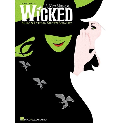 Wicked Piano Solo Selections Songbook by Hal Leonard - 72 Pages, Solo Arrangements of 10 Broadway Tunes