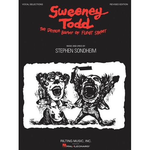 Sweeney Todd Selections PVG Revised Edition - Piano Vocal Songbook