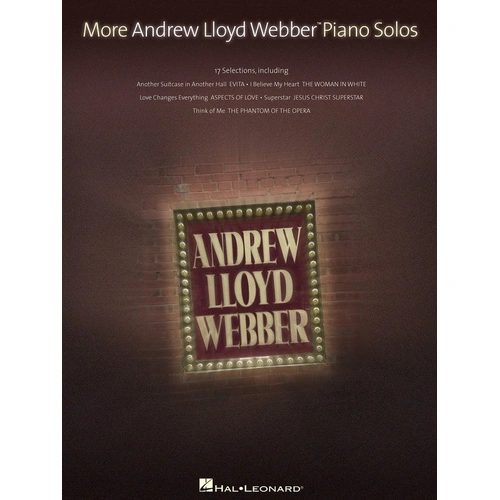 More Andrew Lloyd Webber Piano Solos - Hal Leonard - 88 Pages - Piano Solo Arrangements
