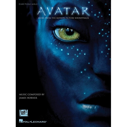 Avatar Soundtrack Easy Piano Songbook by Hal Leonard, 48 Pages, Solo Arrangements of James Horner Compositions