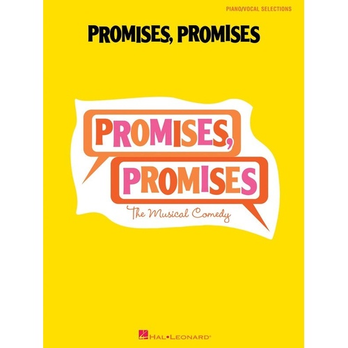 Promises Promises Vocal Selections PVG Songbook for Piano