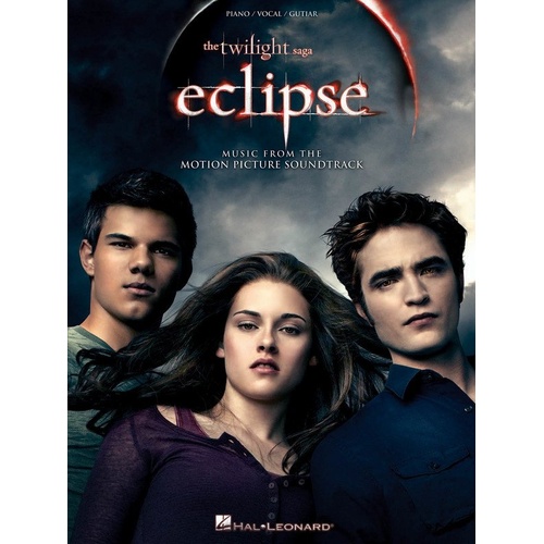 Twilight Eclipse Piano Vocal Selections Songbook by Hal Leonard - 17 Songs, 124 Pages, Color Photos
