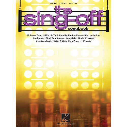 Sing Off Songbook PVG (Softcover Book)