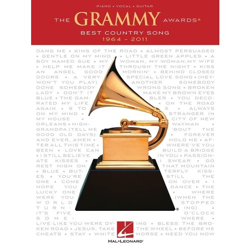 Grammy Awards Best Country Song 1964-2011 PVG Songbook
