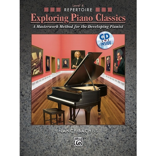 Exploring Piano Classics Rep Level 4 Book/CD
