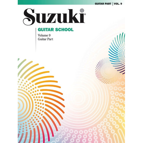 Suzuki Guitar School Volume 9 Guitar Part by Shinichi Suzuki - Alfred Music