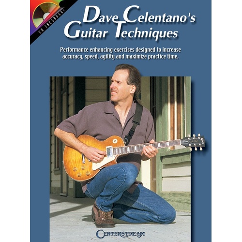 Dave Celentanos Guitar Techniques Book/CD TAB (Softcover Book/CD)