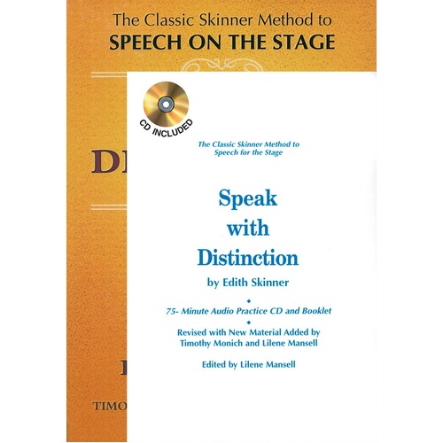 Speak With Distinction-Cloth Book Aud Prac Cst (Book/CD)