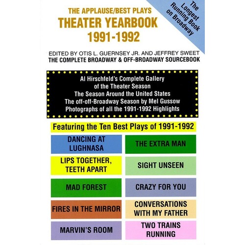 Best Plays 1991-92 Theater Yearbook Paperback 