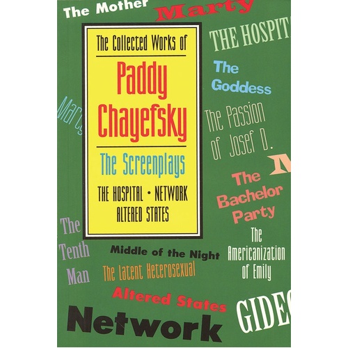 Screenplays Of Paddy Chayefsky Vol 2 Paperb (Softcover Book)