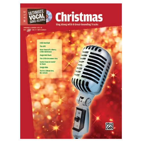 Ultimate Vocal Sing Along Christmas Male Book/CD