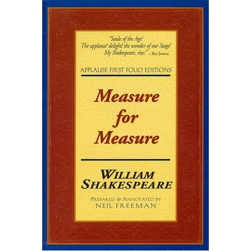 Measure For Measure: Folio Text Paperback (Softcover Book)