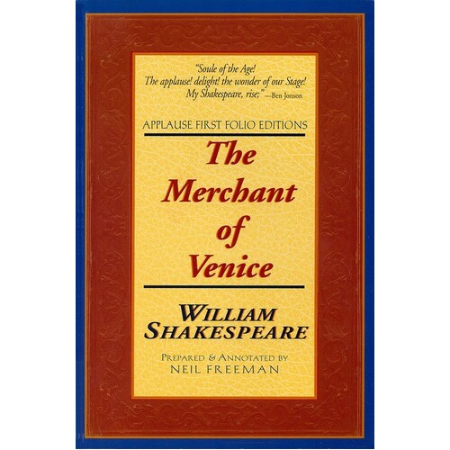 The Merchant Of Venice: Folio Text Paperback (Softcover Book)