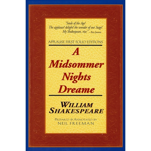 A Midsommer Nights Dream Folio Text Paperback (Softcover Book)