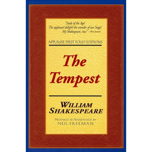 The Tempest: Folio Text Paperback (Softcover Book)