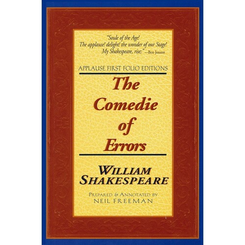 The Comedie Of Errors: Folio Text Paperback (Softcover Book)