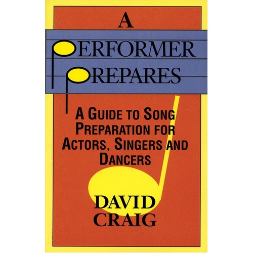 A Performer Prepares Paperback (Softcover Book)