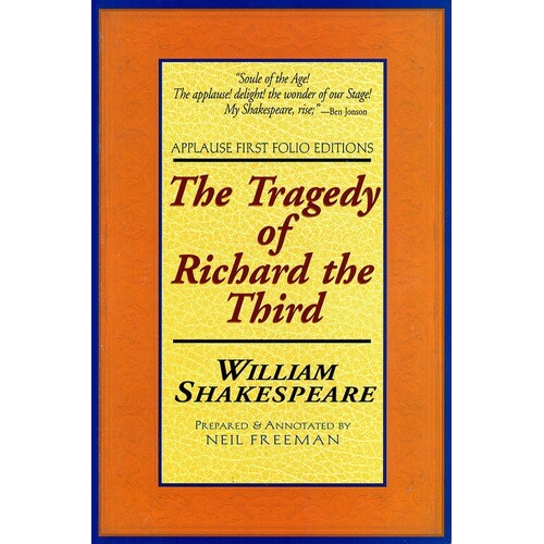 Richard Iii: Folio Text Paperback 