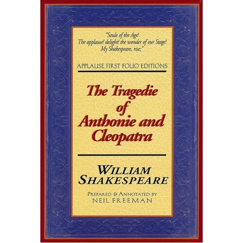 Tragedie Of Anthonie and Cleopatra: Folio Paper (Softcover Book)
